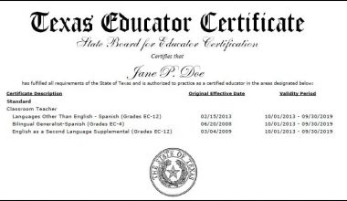 SBEC certification