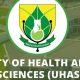 UHAS Courses and Cut-off Points for 2024 Requirements