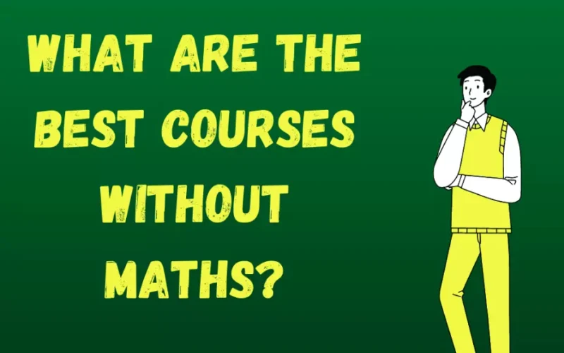 courses that don't require maths